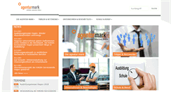 Desktop Screenshot of agenturmark.de